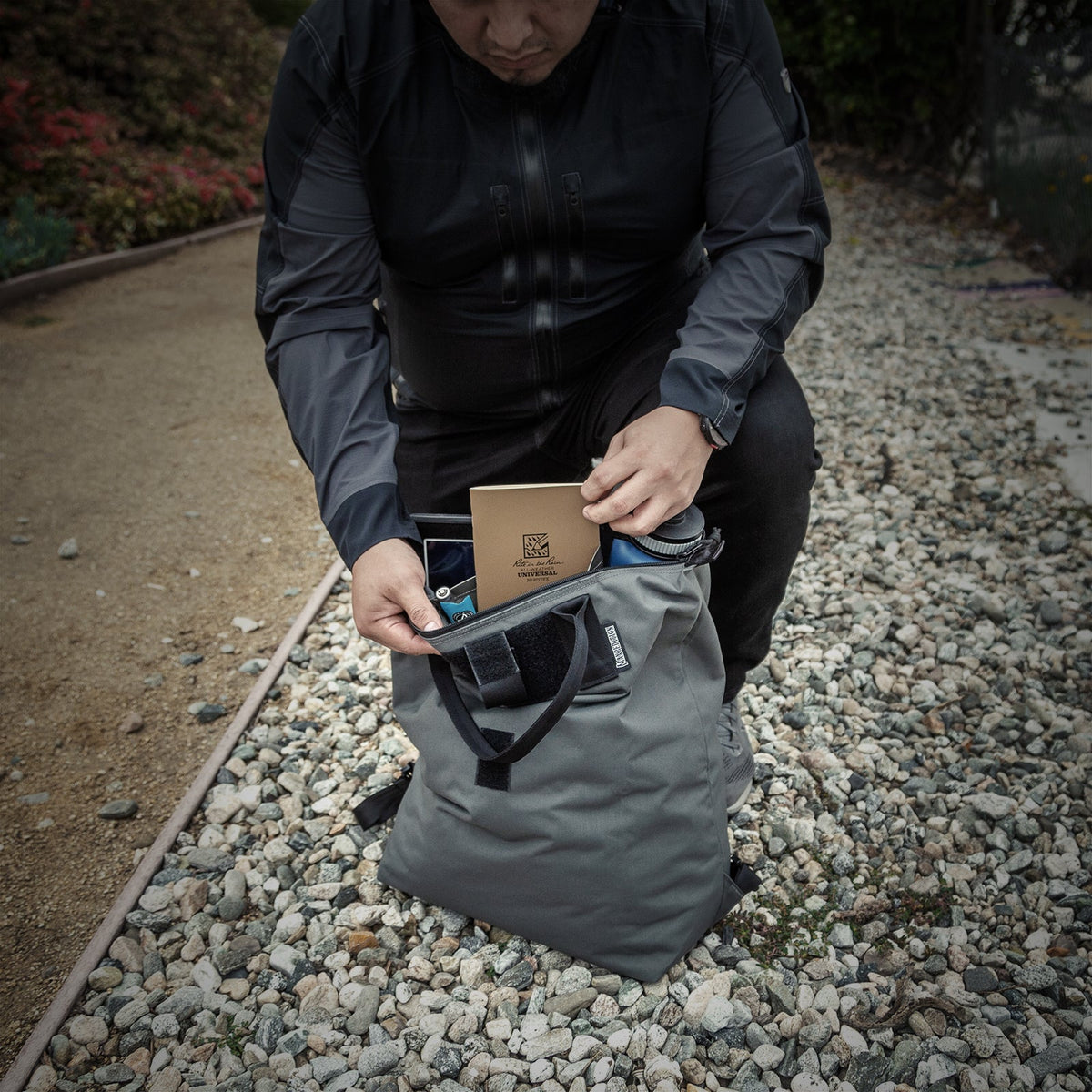 Maxpedition ROLLYPOLY Black Folding Totepack
