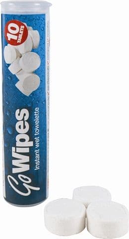BCB Go Wipes Coin Towel Tube x 10
