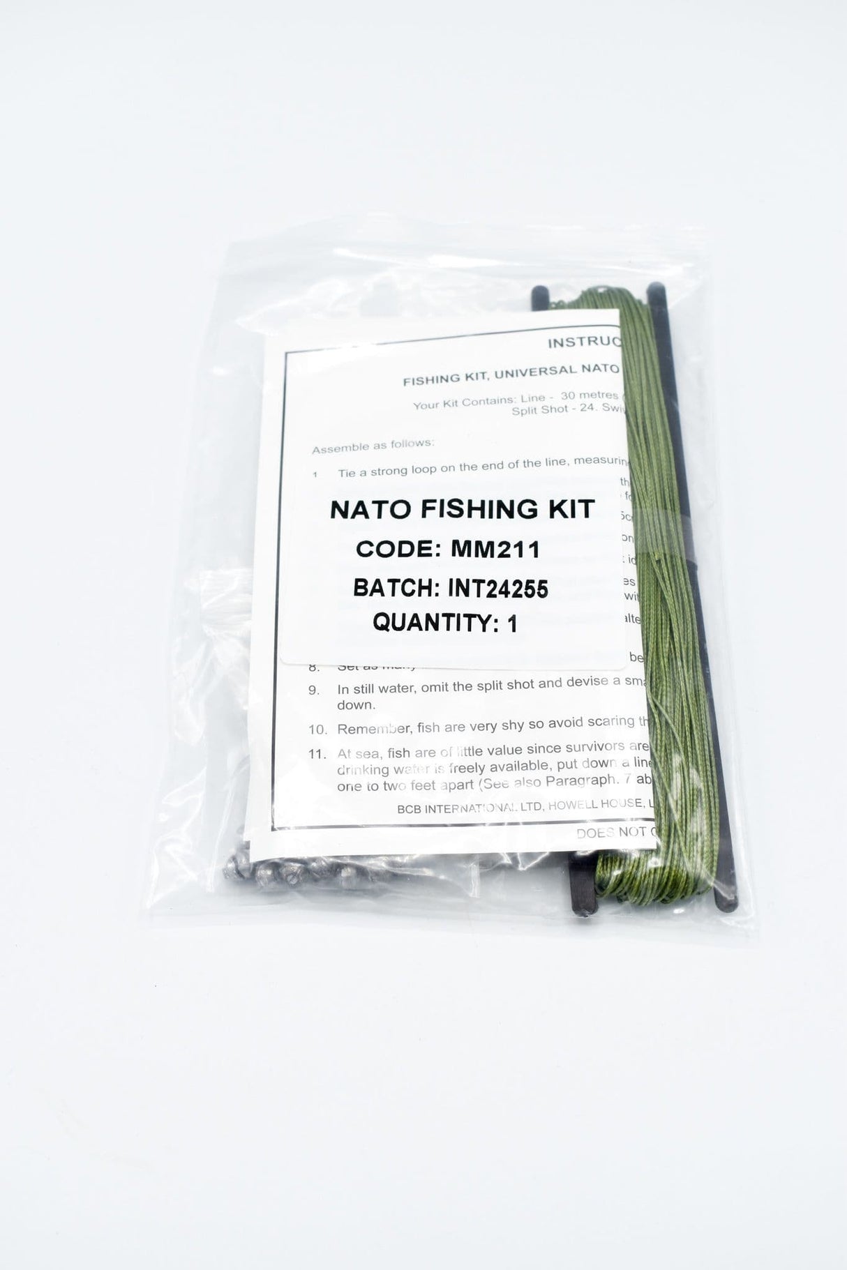 BCB Nato Liferaft Fishing Kit