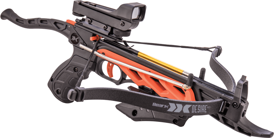 Bear X Desire 60lb Pistol Crossbow & Red Dot Sight