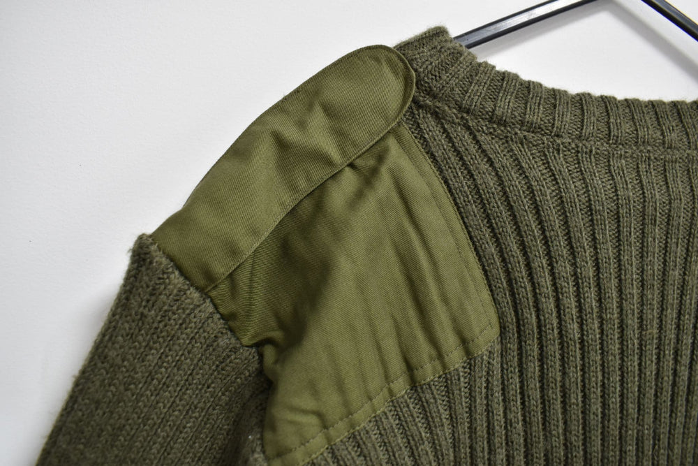 British Army Surplus Wool Pullover Sweatshirt Jumper - Olive