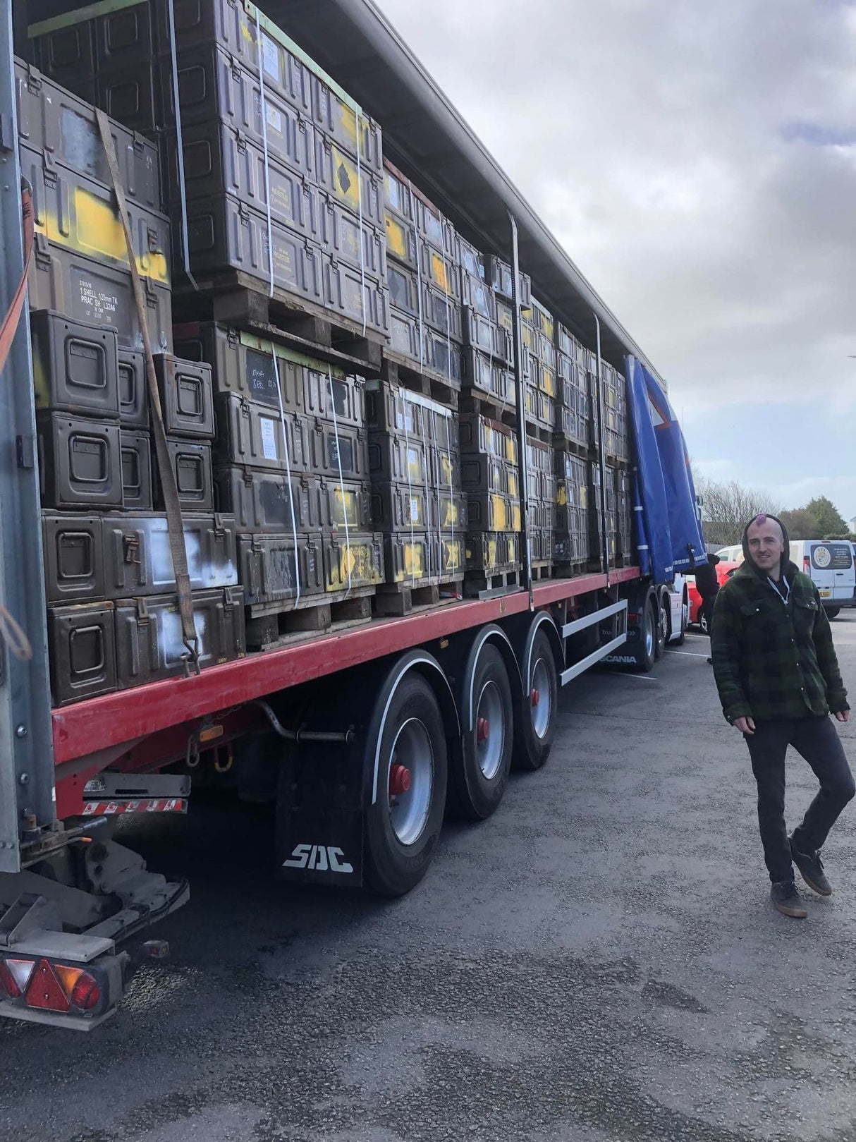 British Military 105mm Large Ammo Box