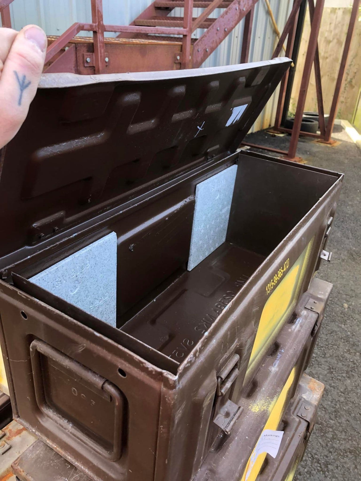 British Military 105mm Large Ammo Box