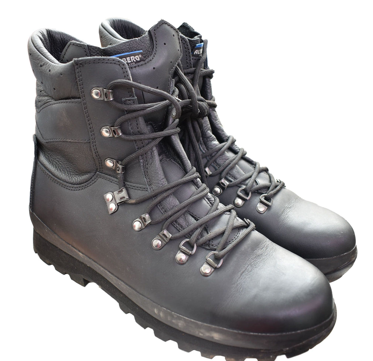 British Military Altberg Defender Black Leather Boots