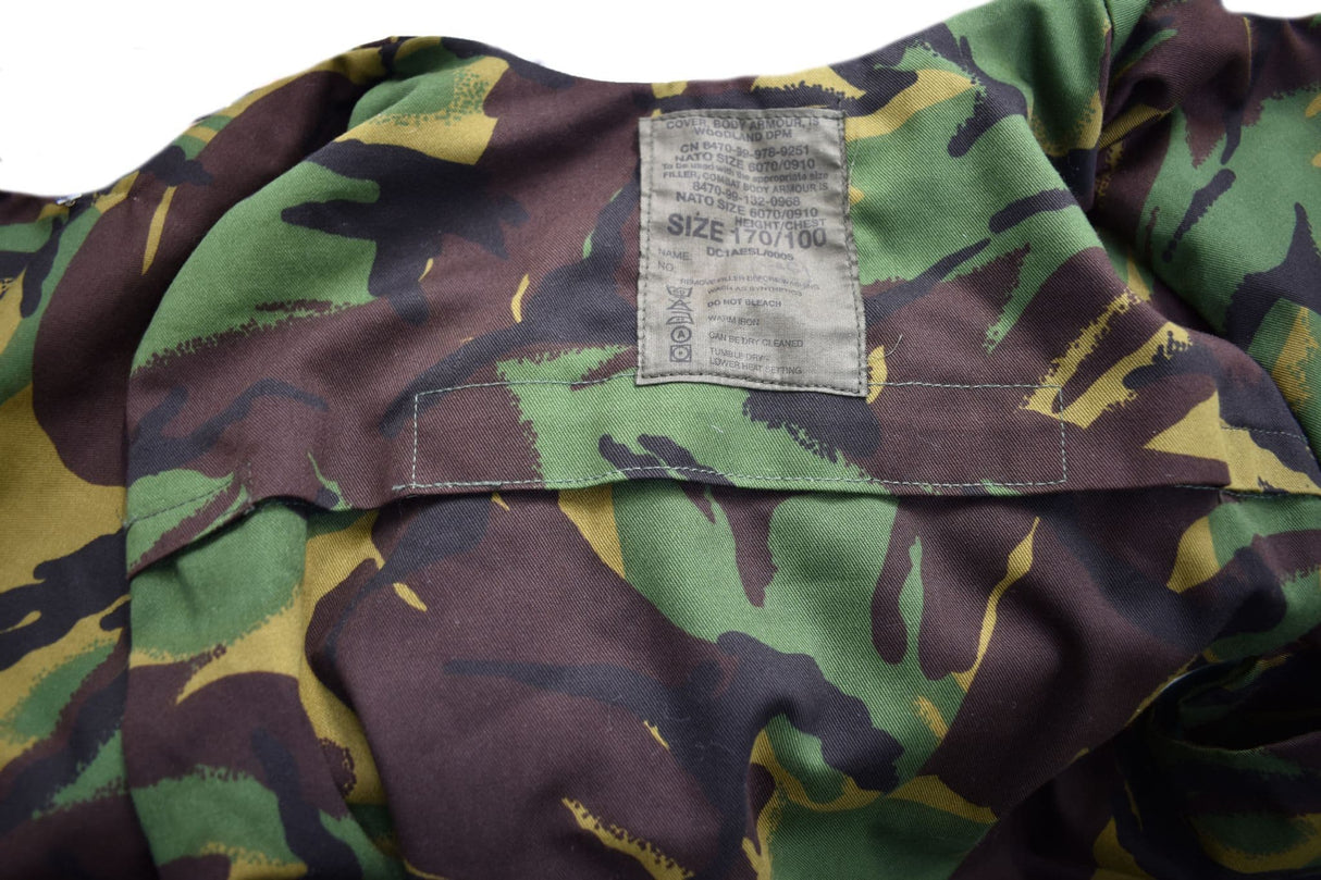British Military Body Armour Cover Woodland DPM