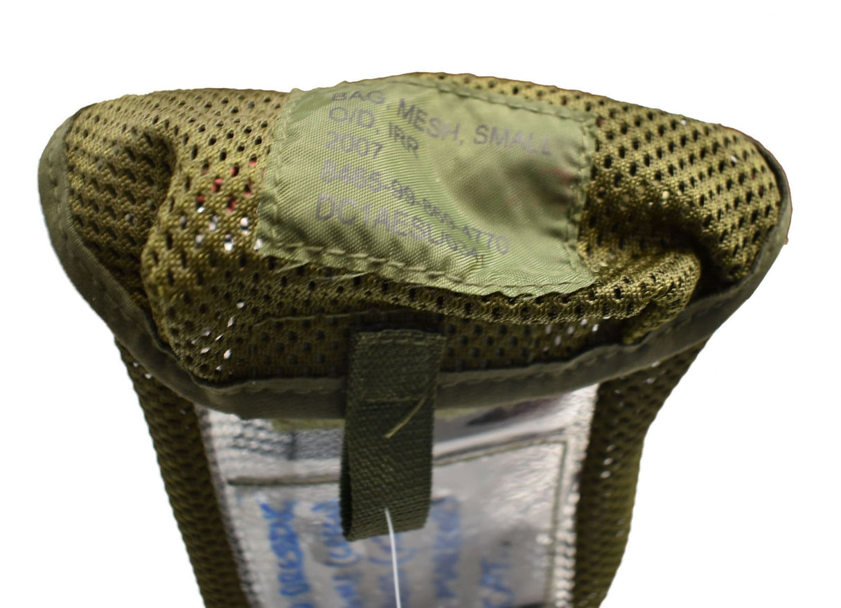 British Military Olive Small Mesh Bag Insert