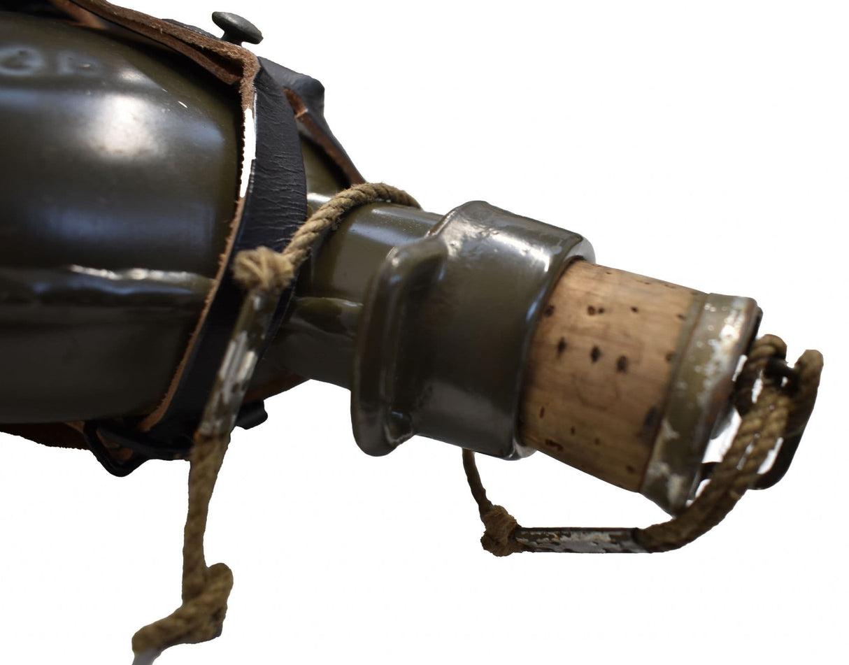 Czech Military Aluminium Olive Flask - Grade 1