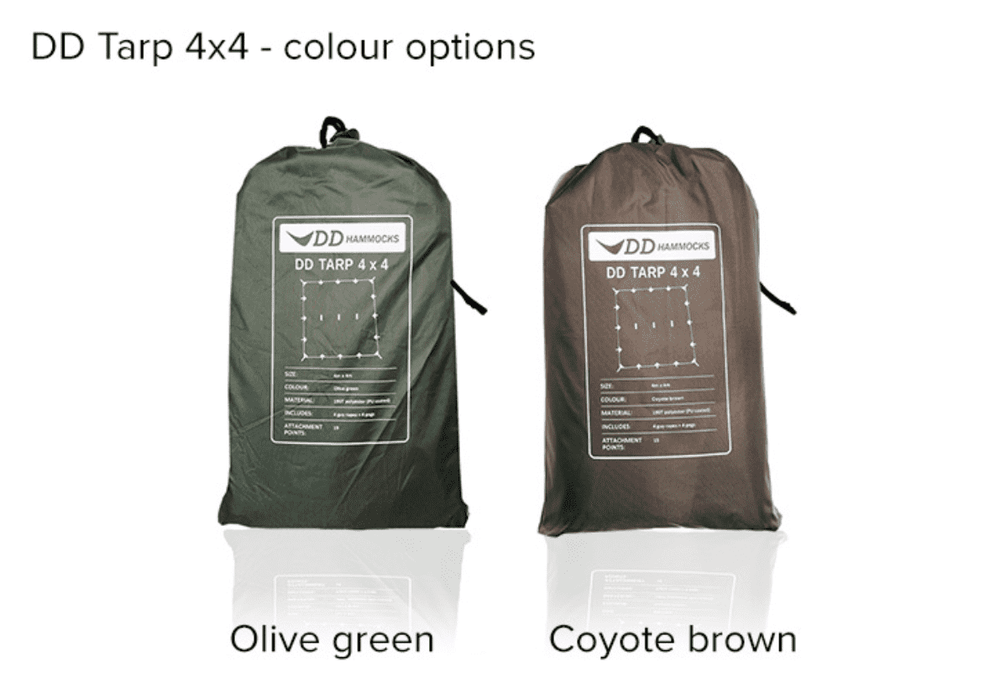 DD Hammocks Tarp 4m x 4m - Coyote Brown