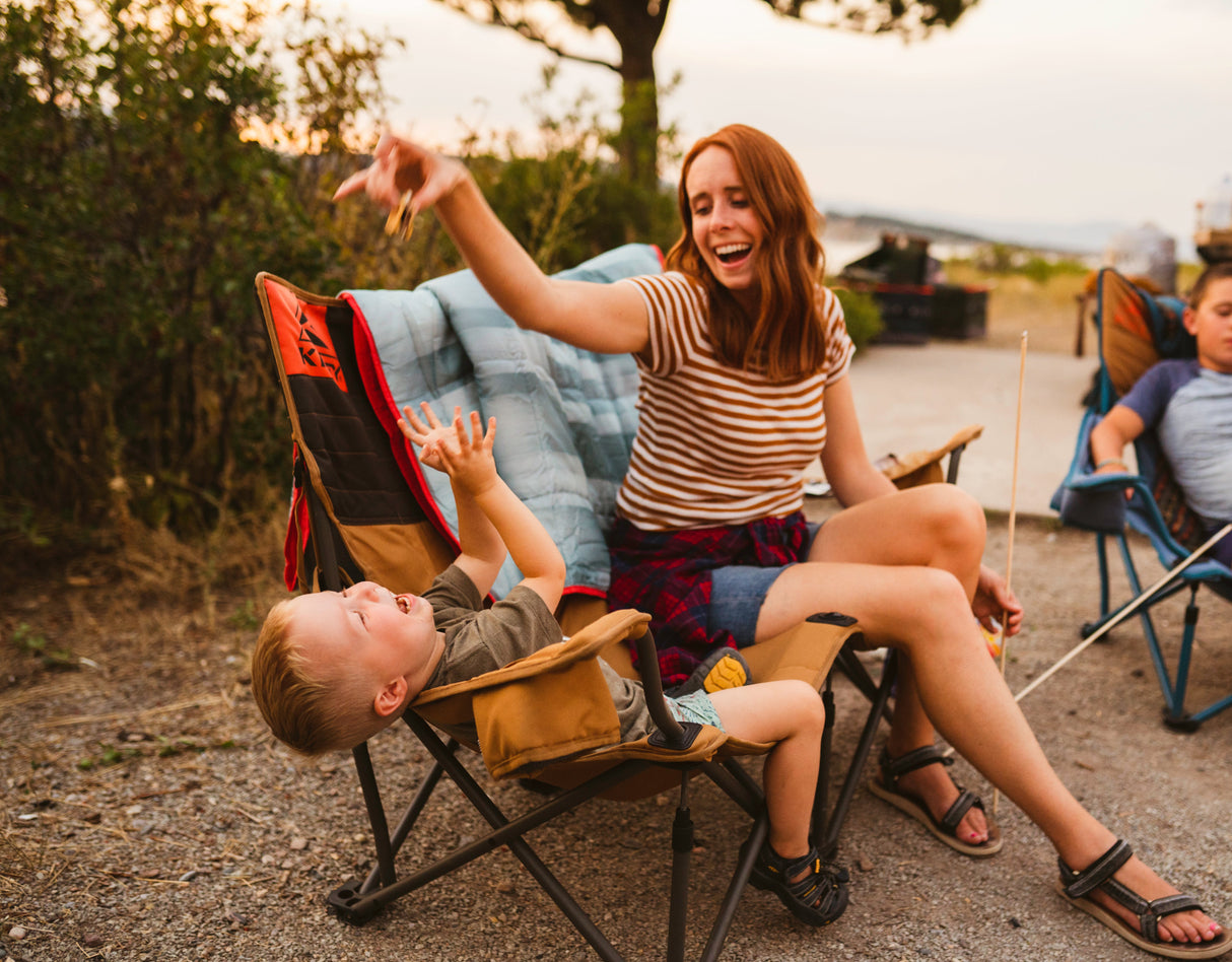 Kelty Low-Loveseat Double Camping Chair - Dill/Duffle