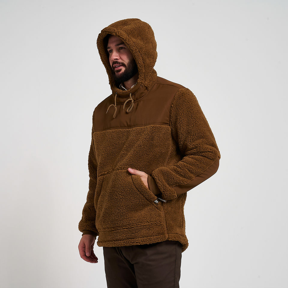 Jack Pyke Sherpa Fleece Hoodie Gen 2 - Camel