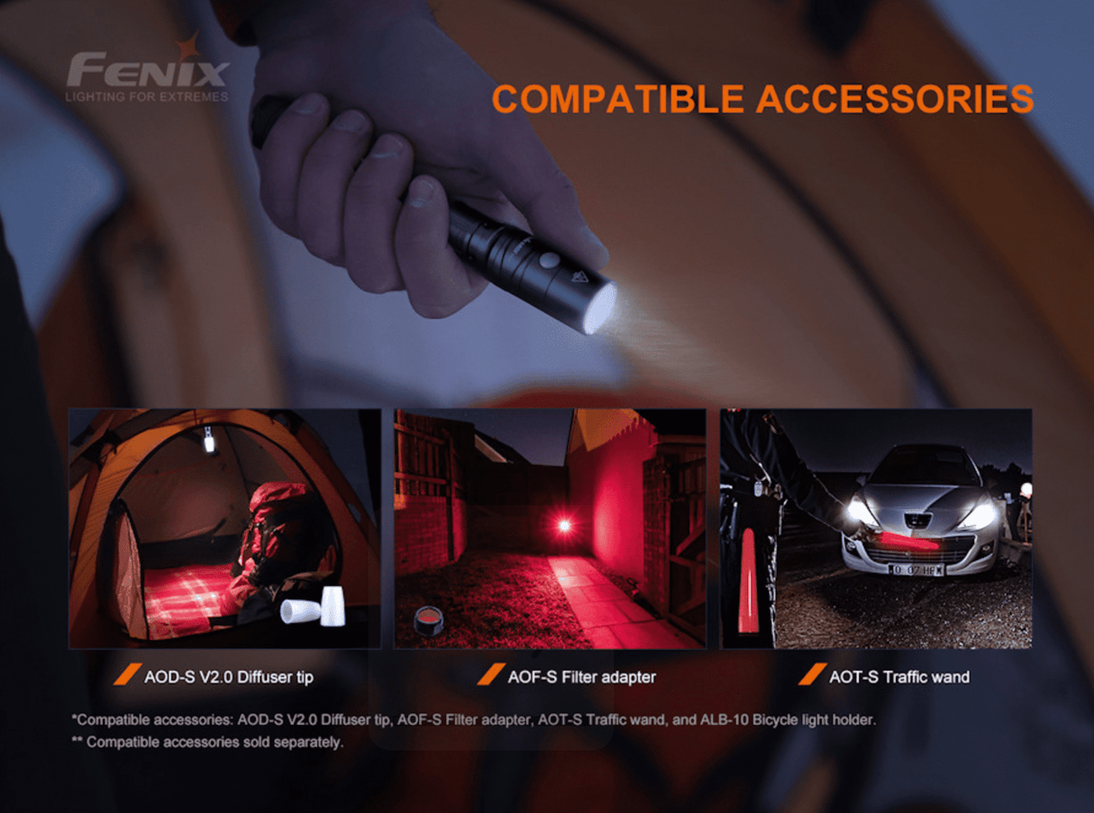 Fenix LD22 V2.0 800 Lumen Multi Purpose Outdoor Flashlight Torch