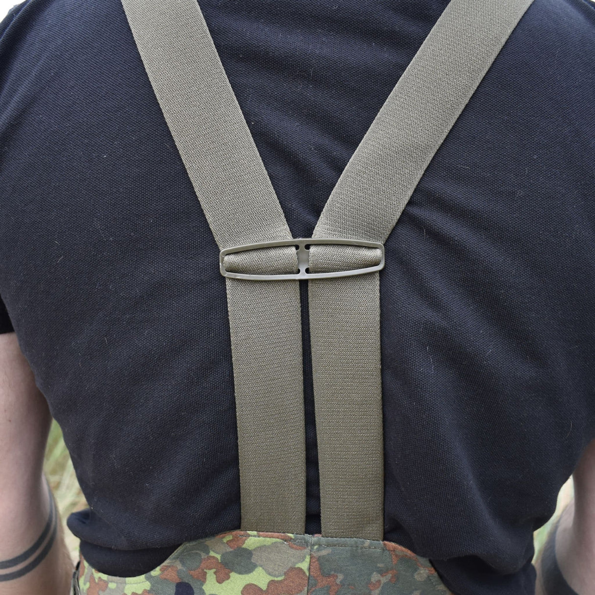 German Flecktarn Camo Gore-Tex Bib & Brace Trousers