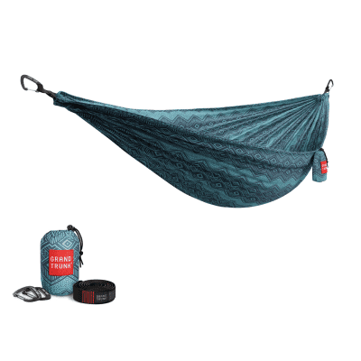 Grand Trunk Tech Double Printed Camping Hammock - Bluu Nile