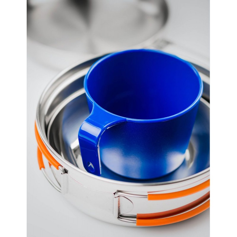 GSI Outdoors Glacier Stainless 1 Person Mess Kit