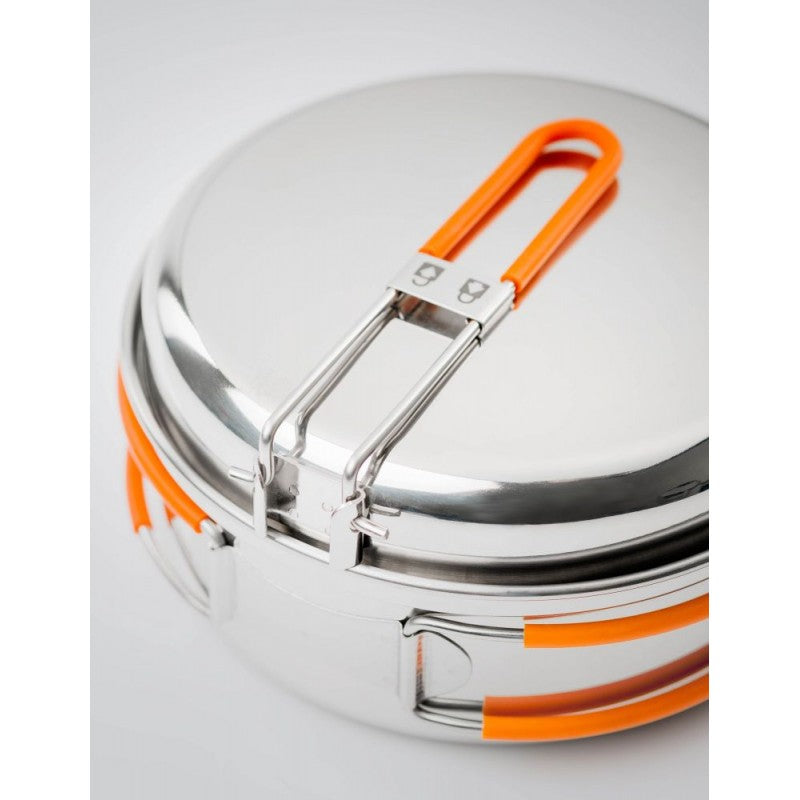 GSI Outdoors Glacier Stainless 1 Person Mess Kit