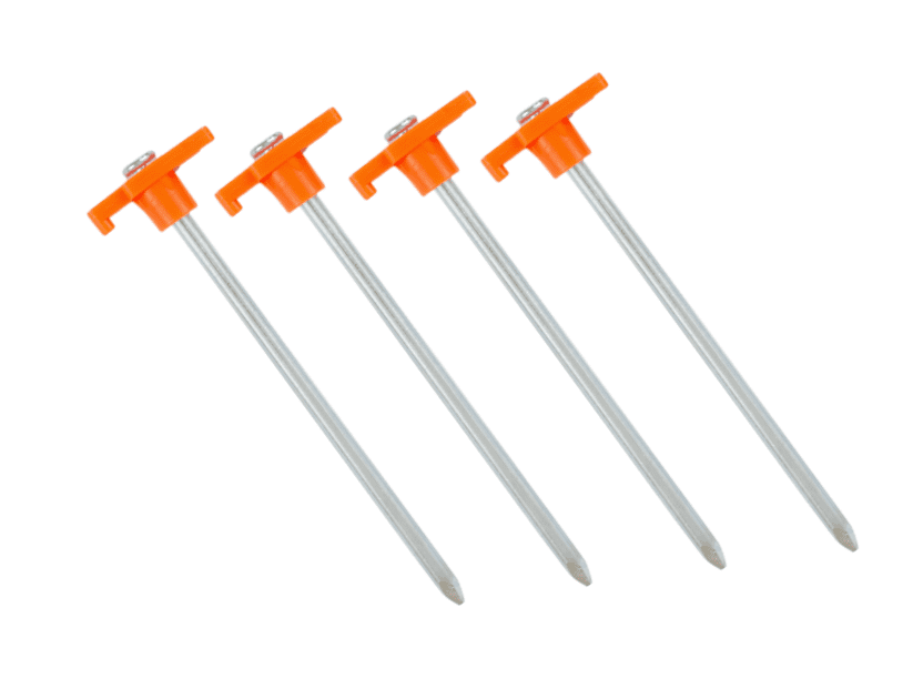 Highlander Steel Rock Pegs - 4pk