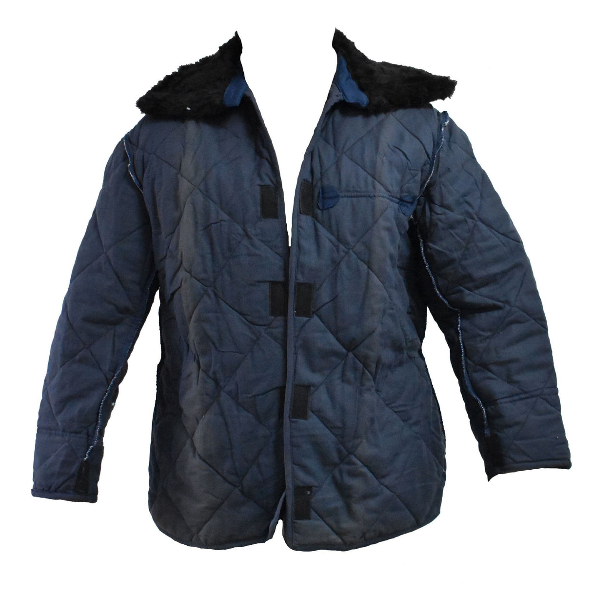 Hungarian Army Quilted Liner and Collar Navy Blue