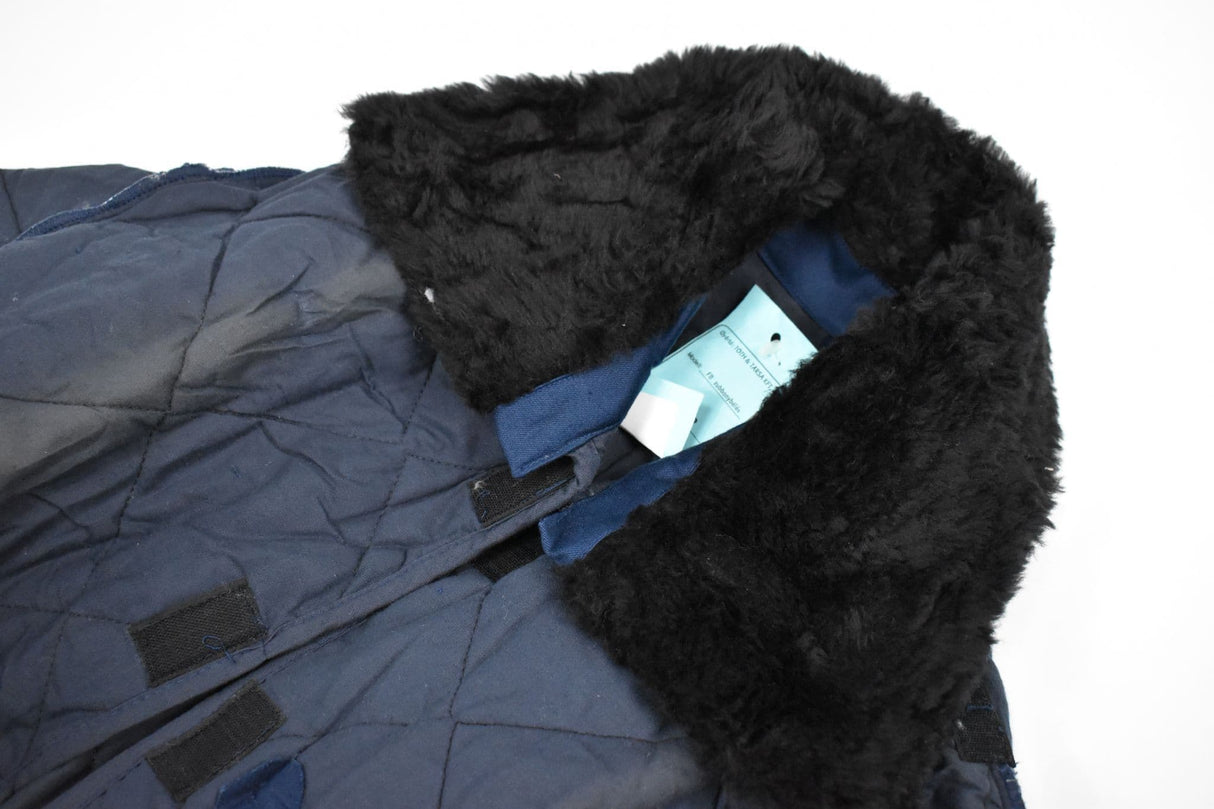 Hungarian Army Quilted Liner and Collar Navy Blue