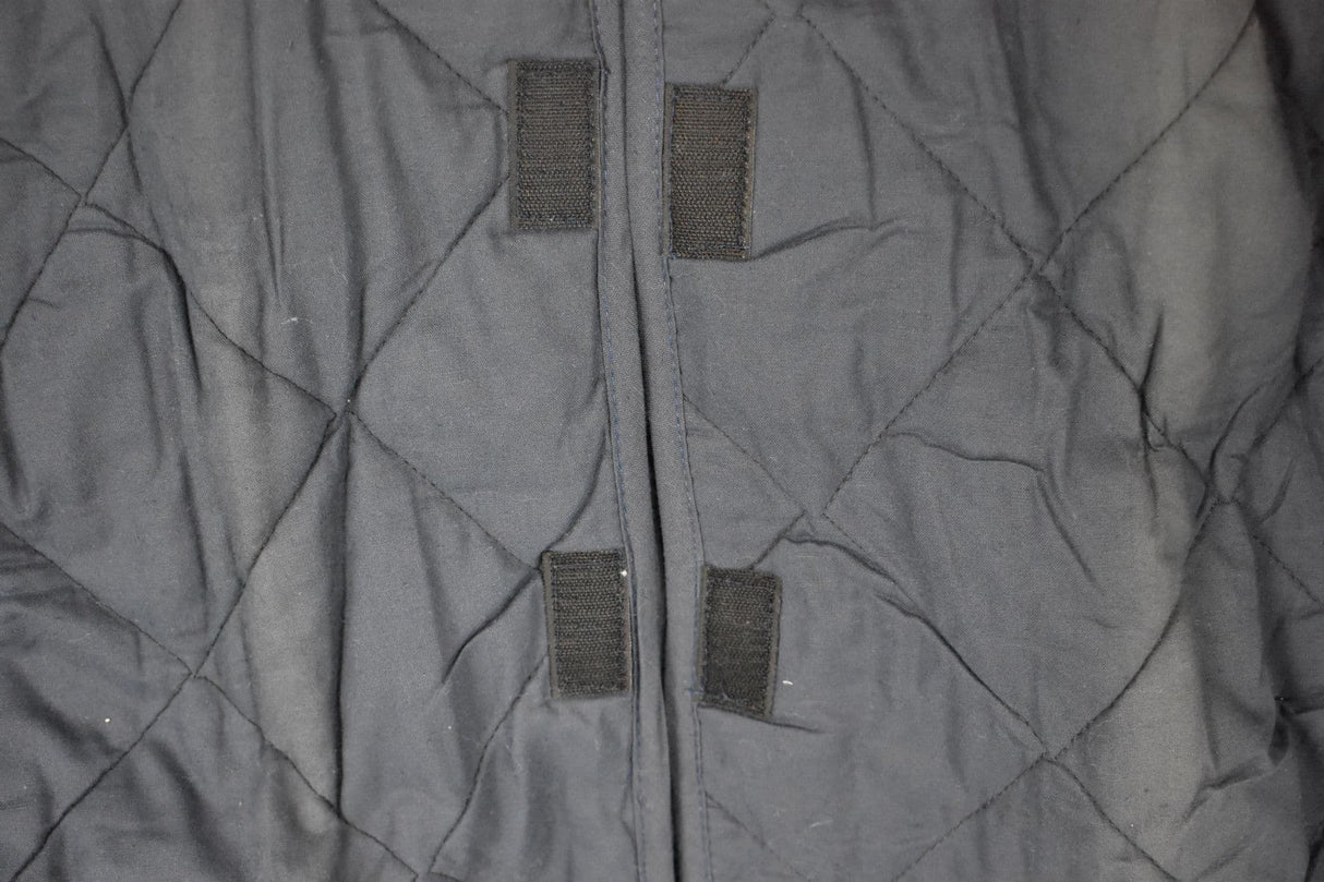 Hungarian Army Quilted Liner and Collar Navy Blue
