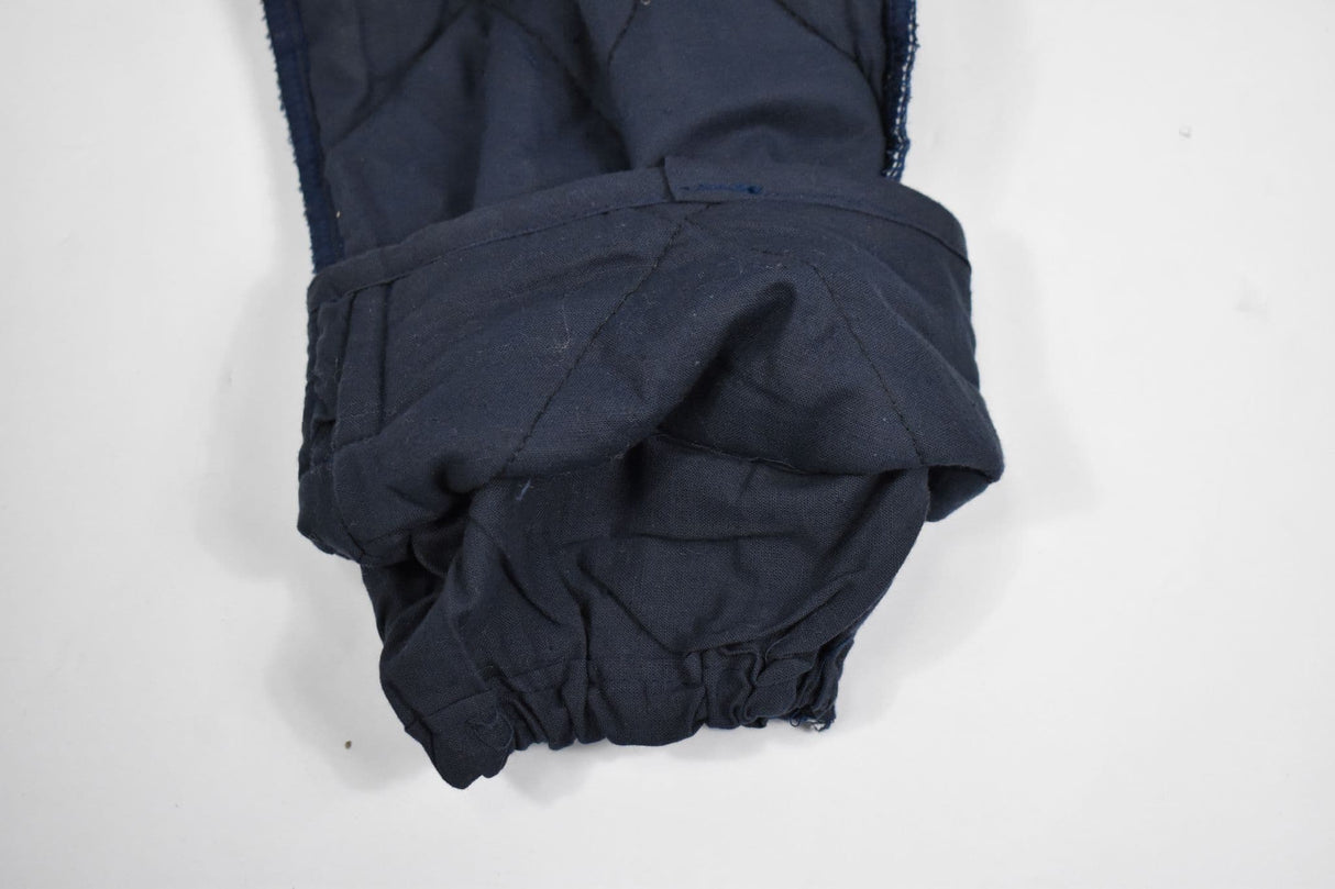 Hungarian Army Quilted Liner and Collar Navy Blue