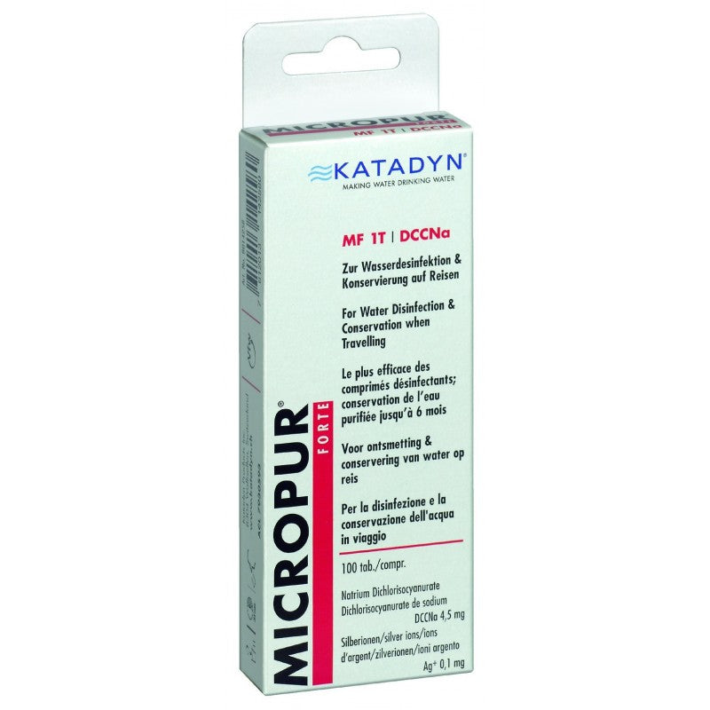 Katadyn Micropur Forte MF 1T DCCNa Tablets - Pack Of 100