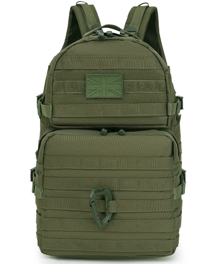 Kombat UK Medium Molle Assault Pack - 40 Litres - Olive Green