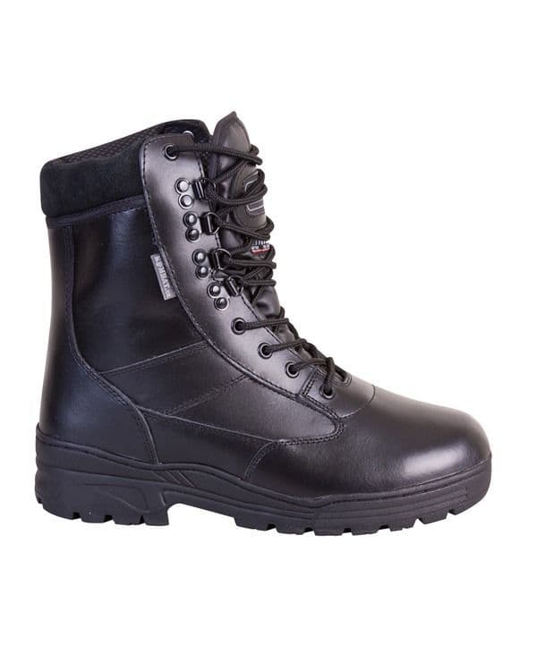 Kombat UK All Leather Patrol Boots - Black
