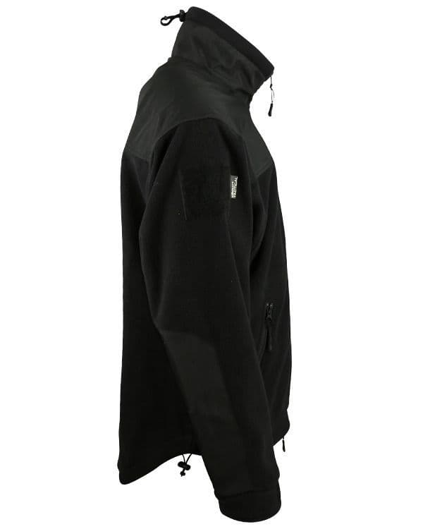 Kombat UK Defender Tactical Fleece Jacket in Black
