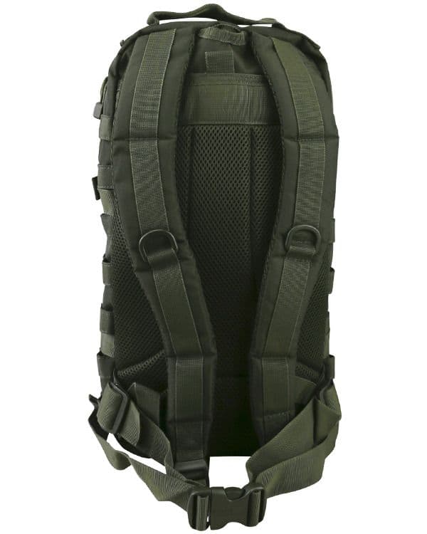 Kombat UK Hex-Stop Small Molle Assault Pack In Olive Green