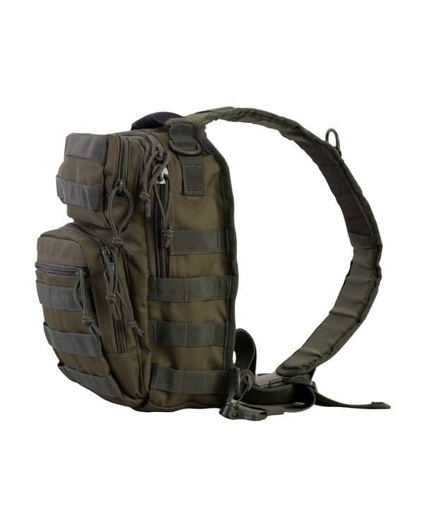 Kombat UK Mini Molle Recon Shoulder Pack In Olive Green