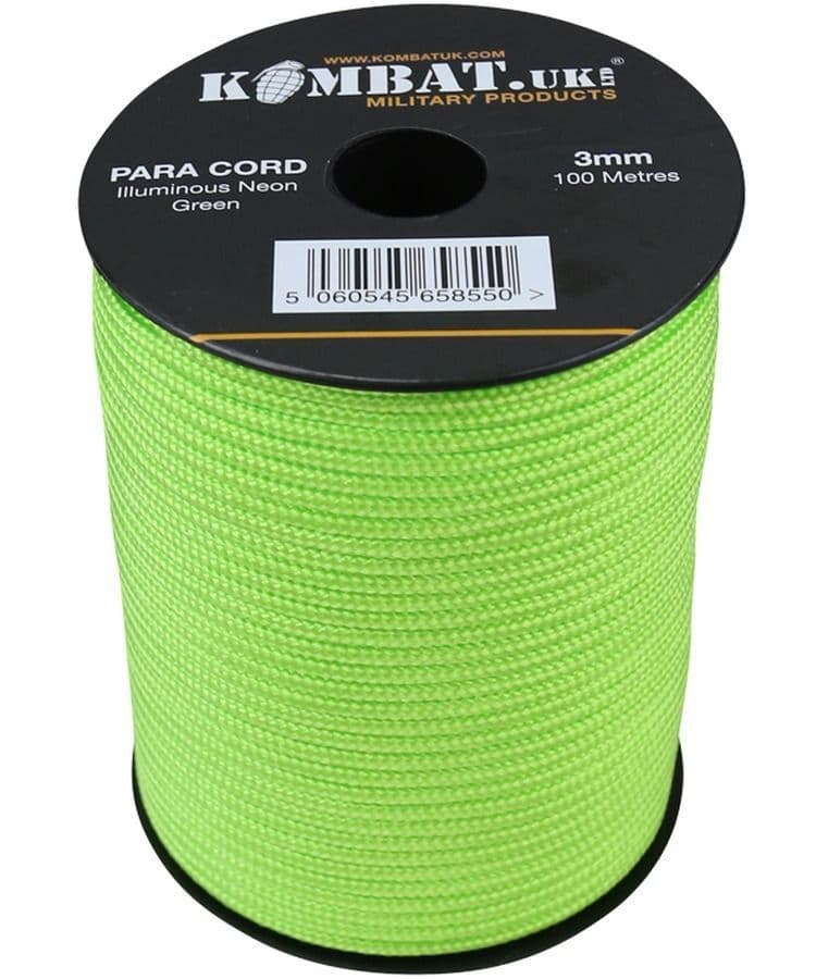 Kombat UK Paracord - 100m - Various Colours