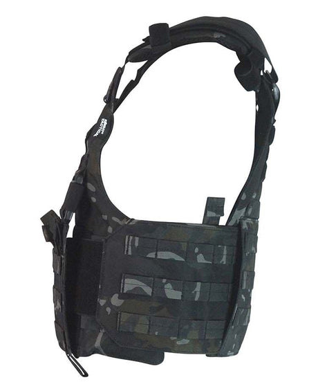 Kombat UK Raider Buckle-Tek Plate Carrier Vest - BTP Black