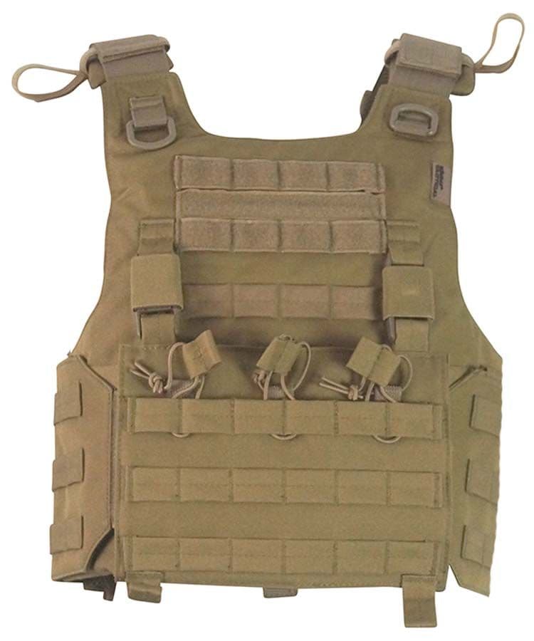 Kombat UK Raider Buckle-Tek Plate Carrier Vest - Coyote