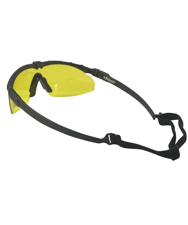 Kombat UK Ranger Glasses with Yellow Lenses - Black Frame