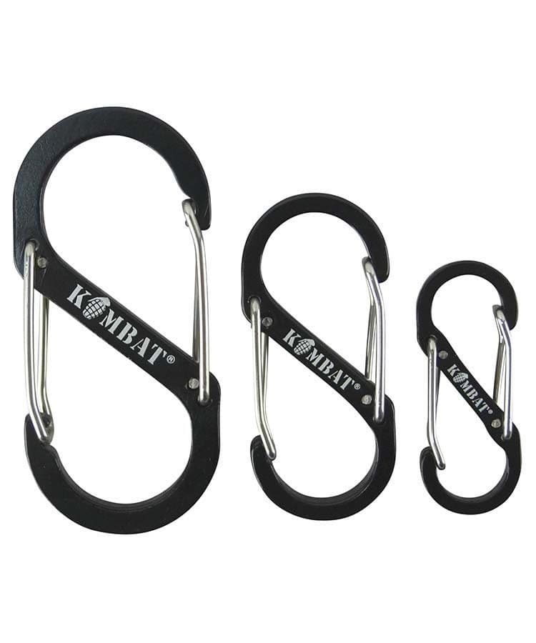 Kombat UK S-Biner Carabiner Set - 3pk