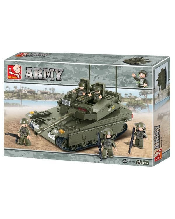 Kombat UK Sluban Battle Tank Building Blocks Set - B0305