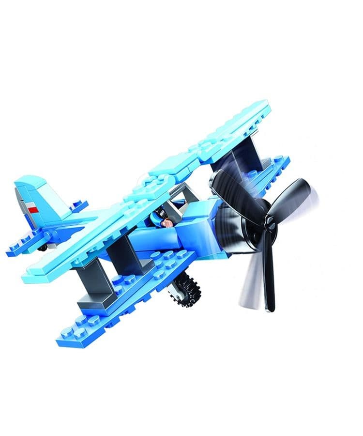 Kombat UK Sluban BiPlane Building Block Set - B0666B