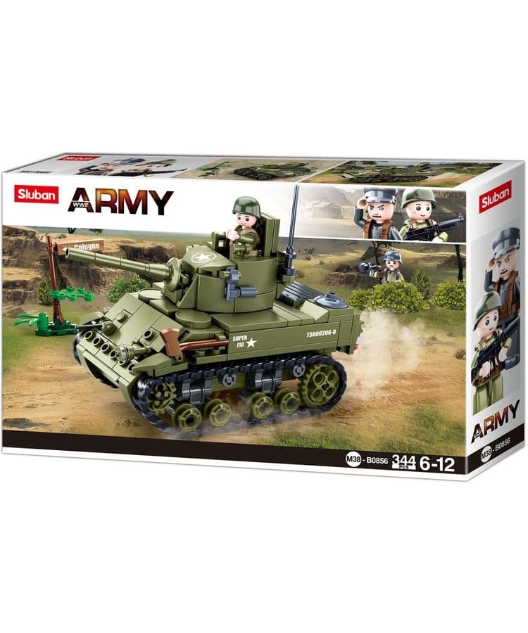 Kombat UK Sluban Small Allied Tank Model Kit - B0856