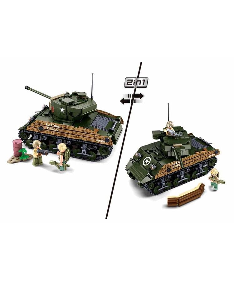 Kombat UK Sluban Sherman Building Block Set - B1110