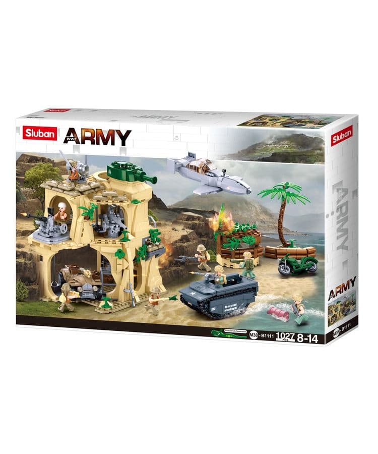 Kombat UK Sluban Battle of the Pacific Building Blocks Set - B1111