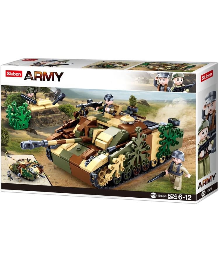 Kombat UK Sluban Medium Tank Building Blocks Set - B0858