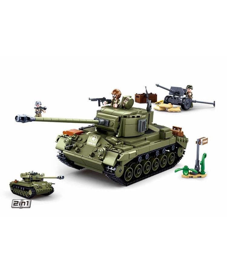 Kombat UK Sluban Medium Tank Building Block Set - B0860