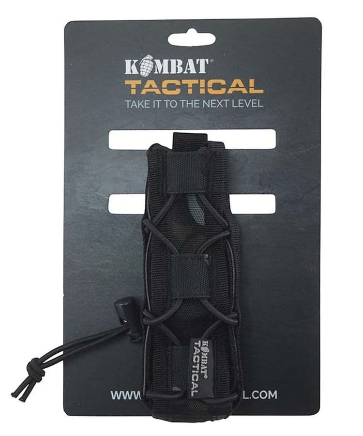 Kombat UK SPEC-OPS Extended Pistol Mag Pouch - Black BTP
