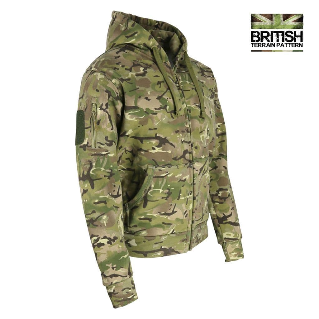 Kombat UK Spec-Ops Full Zip Hoodie in BTP Camo
