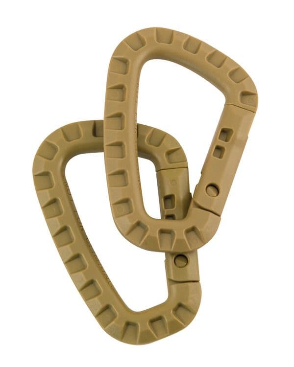 Kombat UK Tactical Carabiners In Coyote