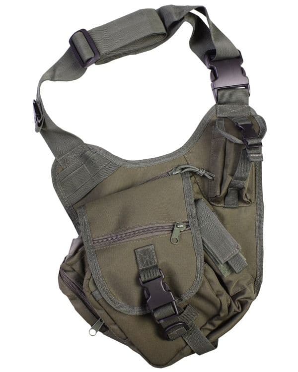 Kombat UK Tactical Shoulder Bag - 7L - Olive Green