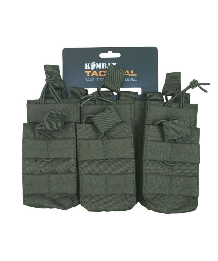 Kombat UK Triple Duo Magazine Pouch - Olive Green
