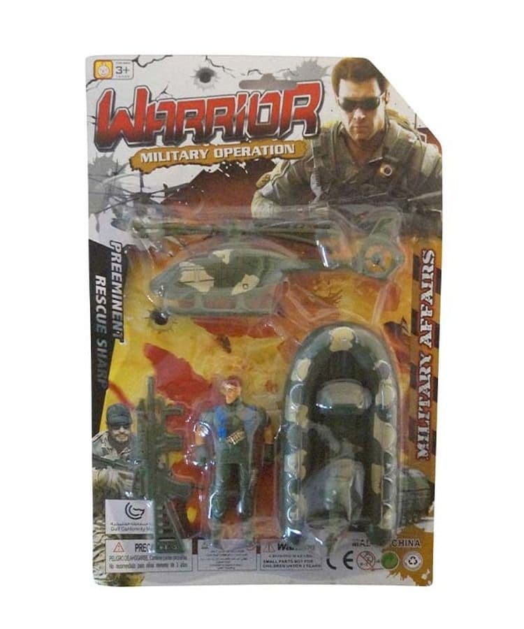 Kombat UK Warrior Military Toy Set - Camouflage