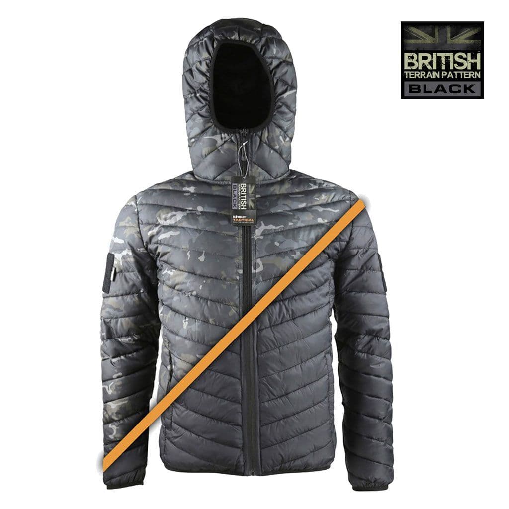Kombat UK Xenon Reversible Jacket in BTP Camo & Black