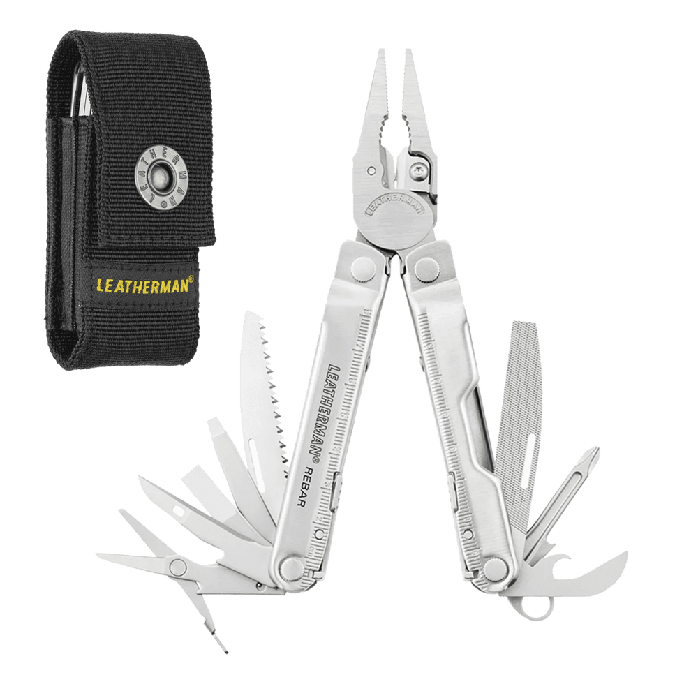Leatherman EDC Knifeless Rebar Multi Tool - Stainless Steel